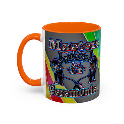 em cee squared - Accent Mug (rainbow split)