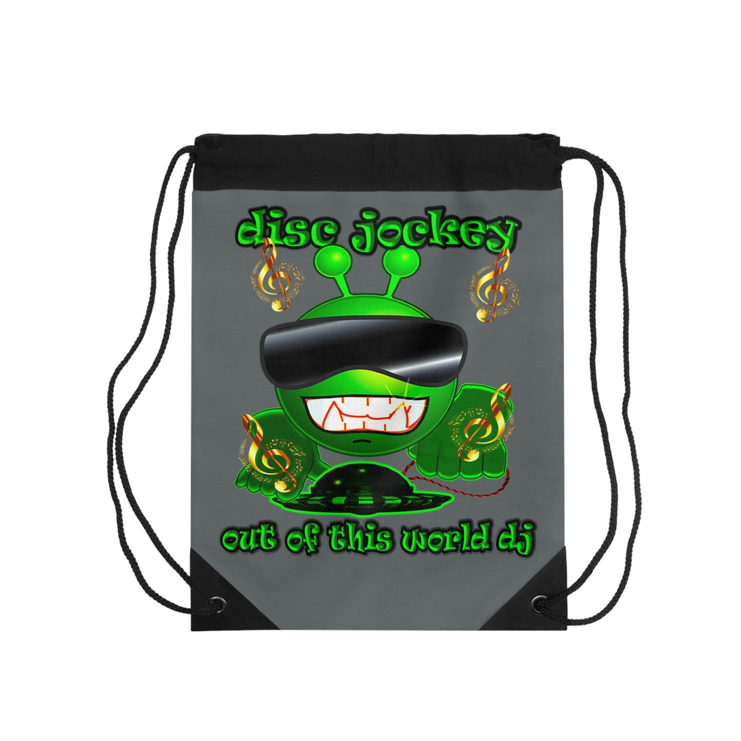 disc jockey - Drawstring Bag (dark grey)