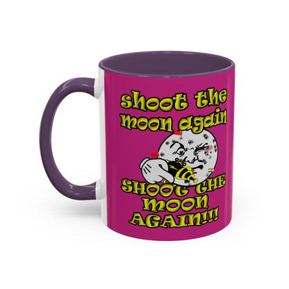 shoot the moon again - Accent Mug (pink)