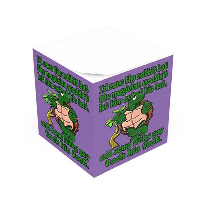 turtle race - note cube (light purple)