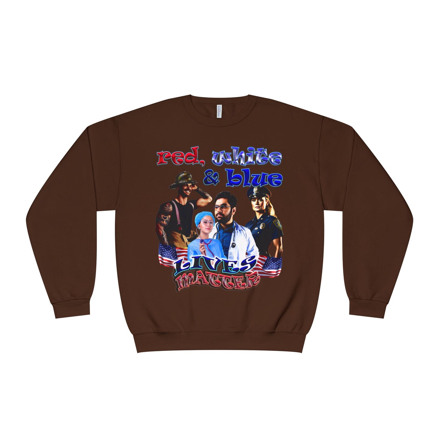 rw&b lives matter - Unisex NuBlend® Crewneck Sweatshirt