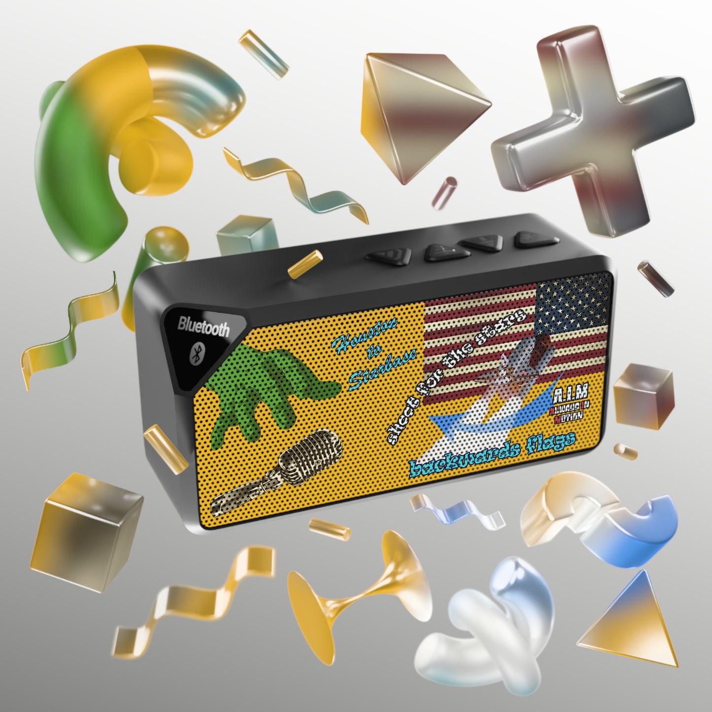 shoot for the stars - Jabba Bluetooth Speaker (yellow)