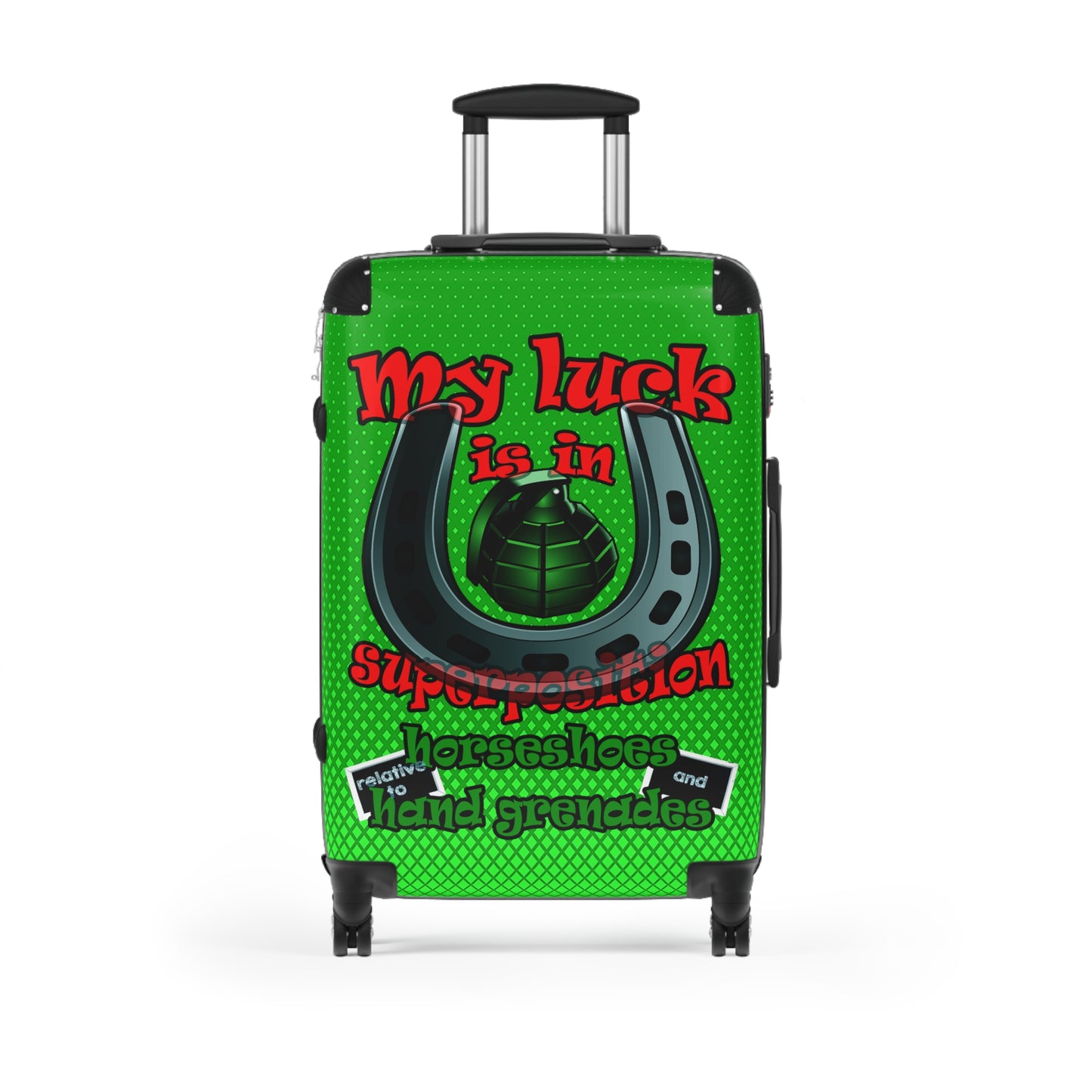 my luck - Suitcase (logo green)