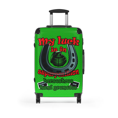 my luck - Suitcase (logo green)