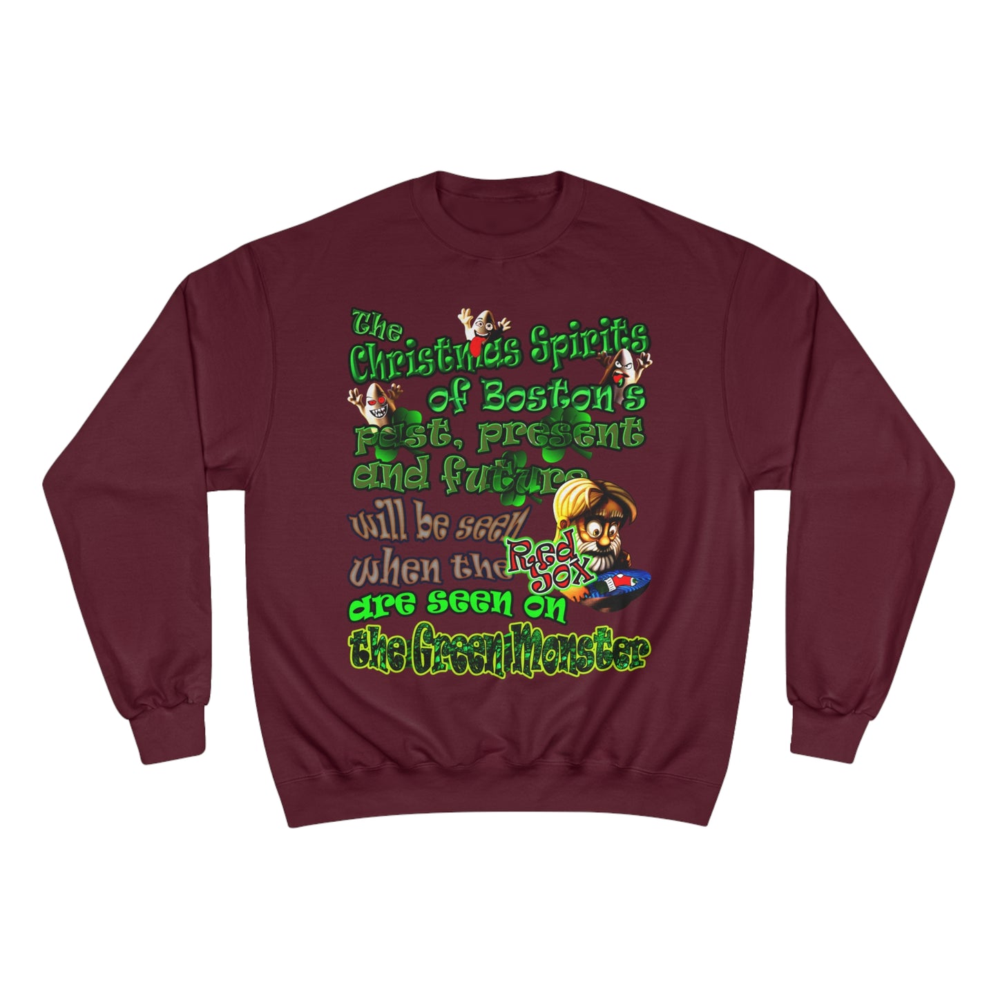 christmas spirits of boston - Champion Sweatshirt