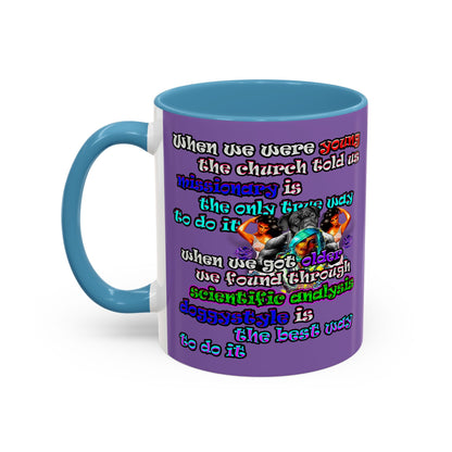 doggystyle - Accent Mug (light purple)
