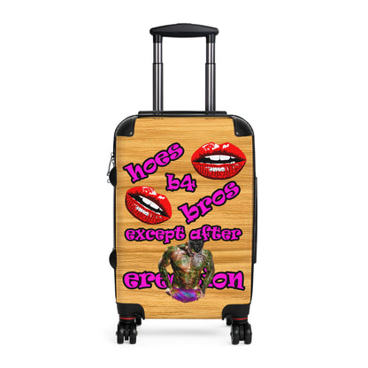 hoes b4 bros - Suitcase (butterscotch wood finish)