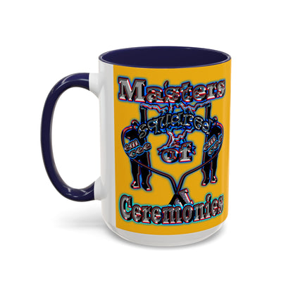 em cee squared - Accent Mug (yellow)