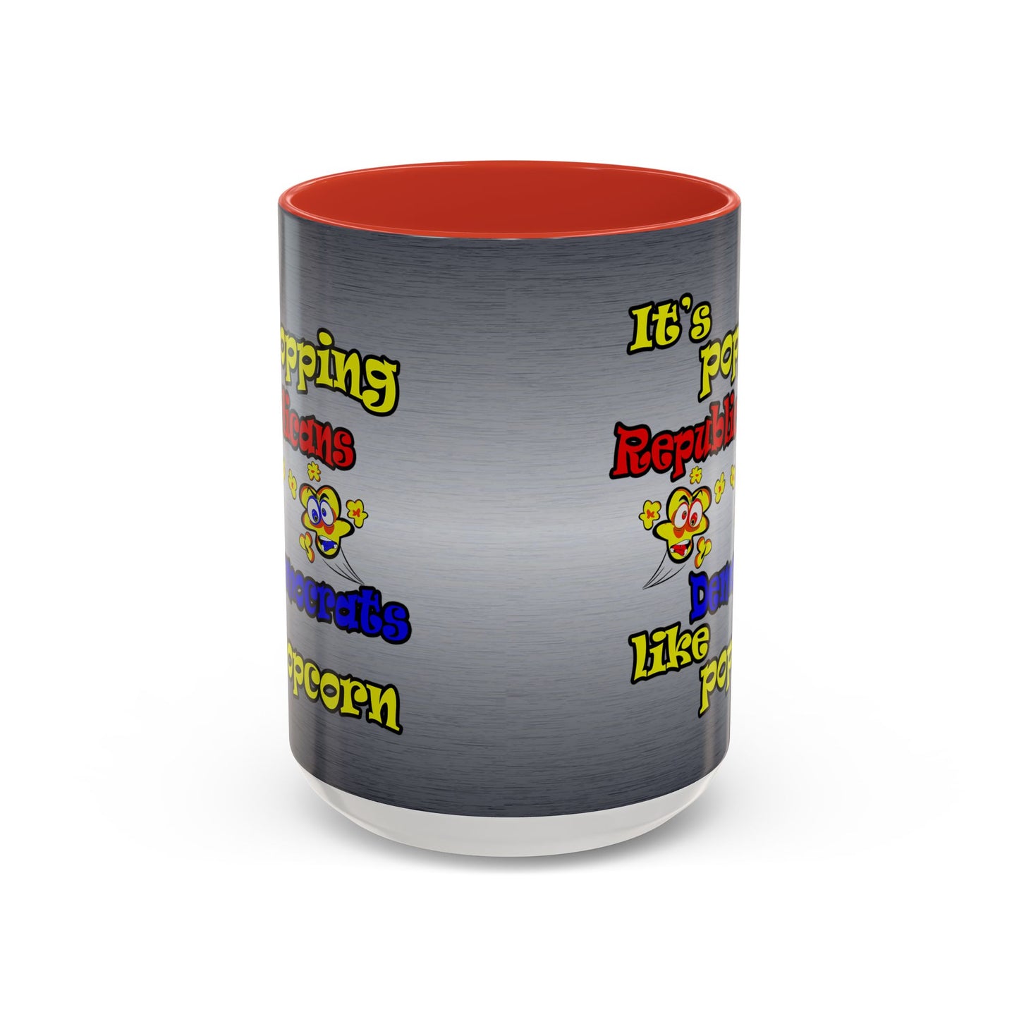popping like popcorn - Accent Mug (brushed nickel)