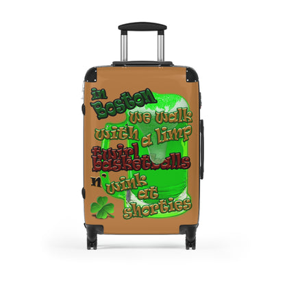 celtics logo - Suitcase (light brown)