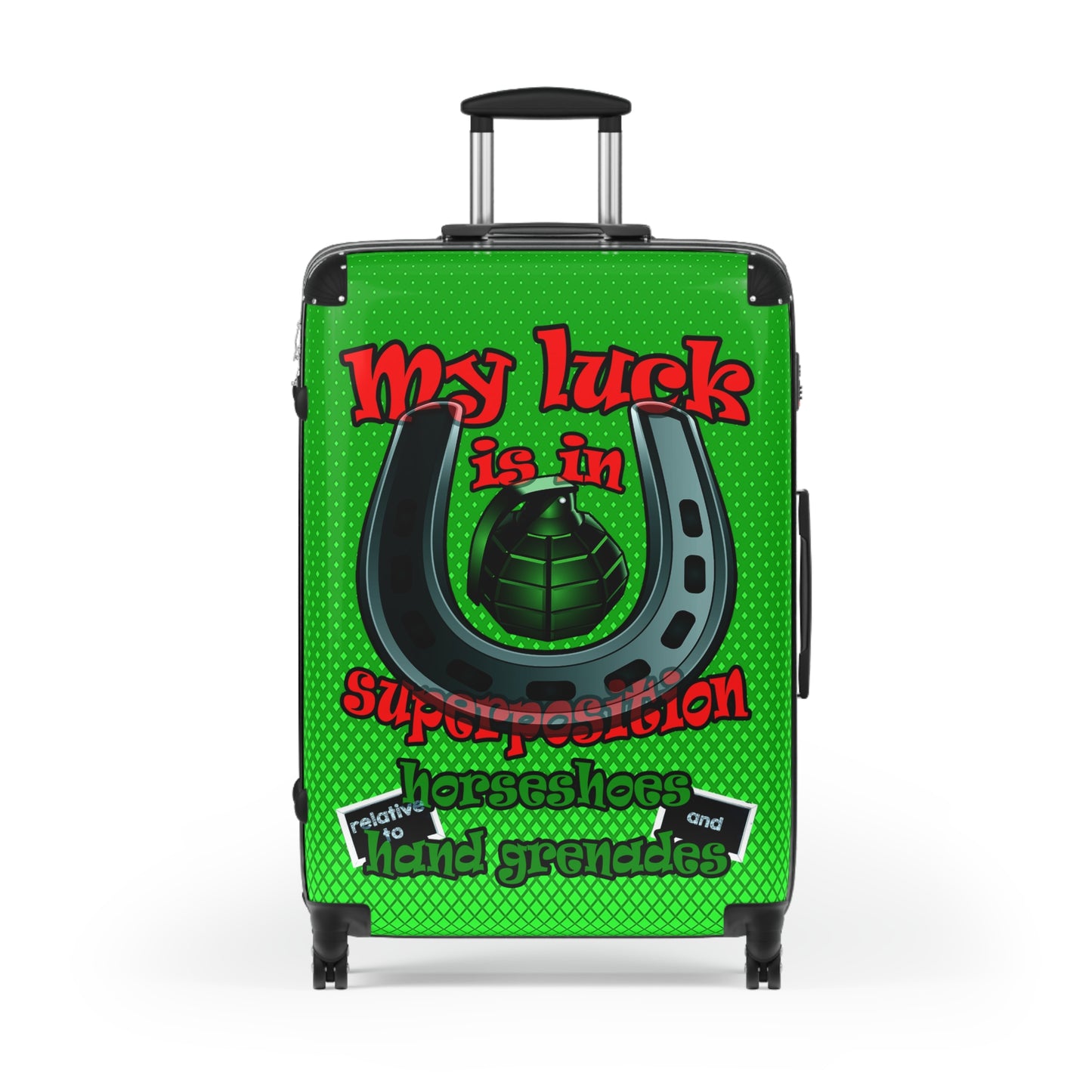 my luck - Suitcase (logo green)