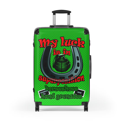 my luck - Suitcase (logo green)