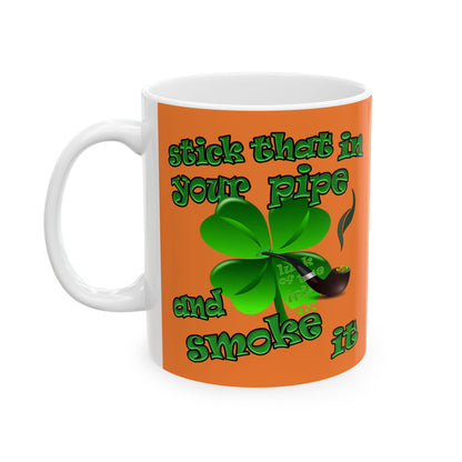 celtics logo - White Mug (crusta)