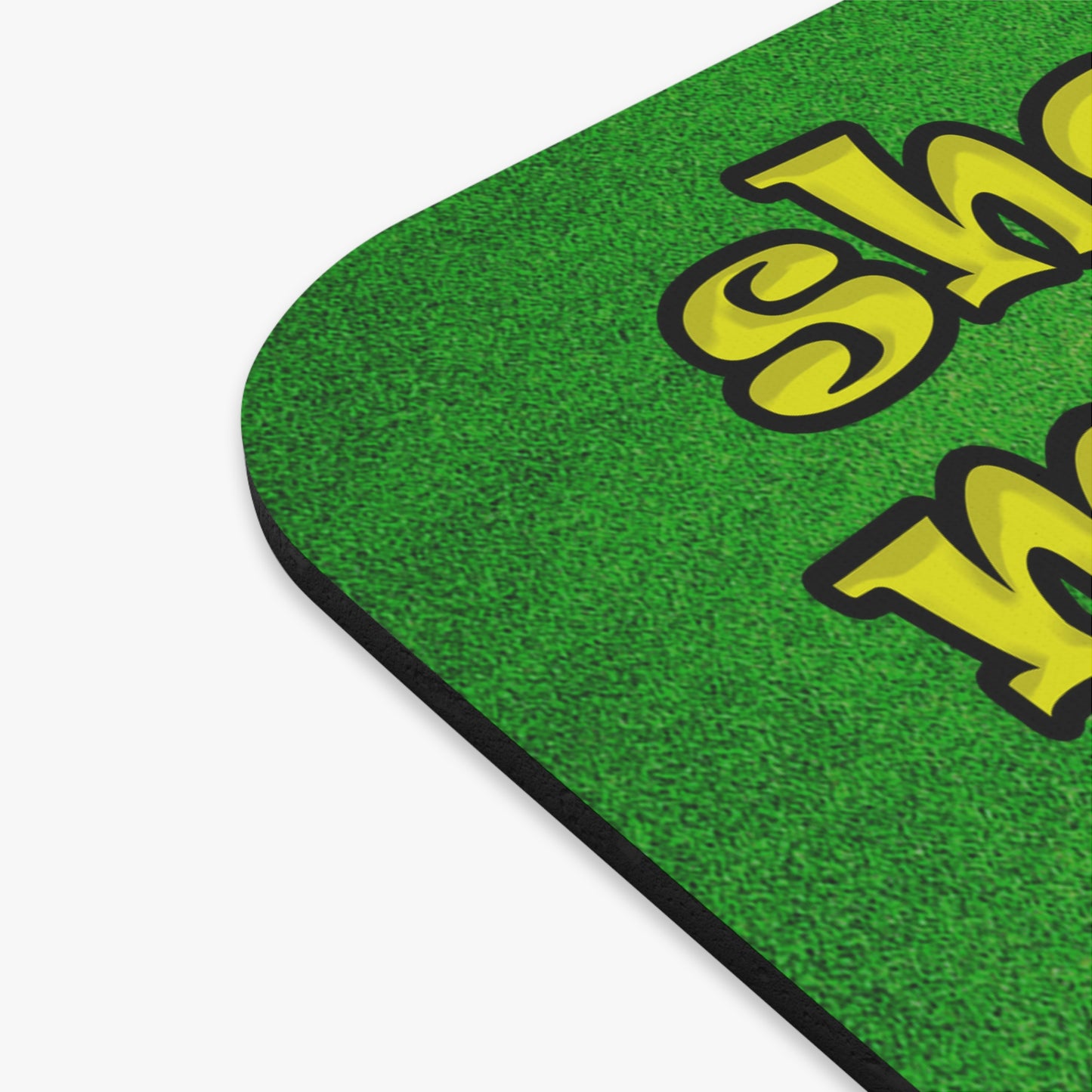 shoot the moon again - Mouse Pad (Rectangle) (green turf)