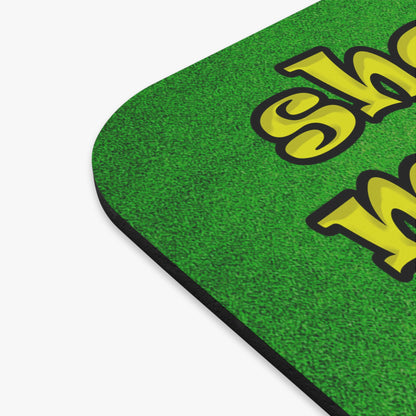 shoot the moon again - Mouse Pad (Rectangle) (green turf)