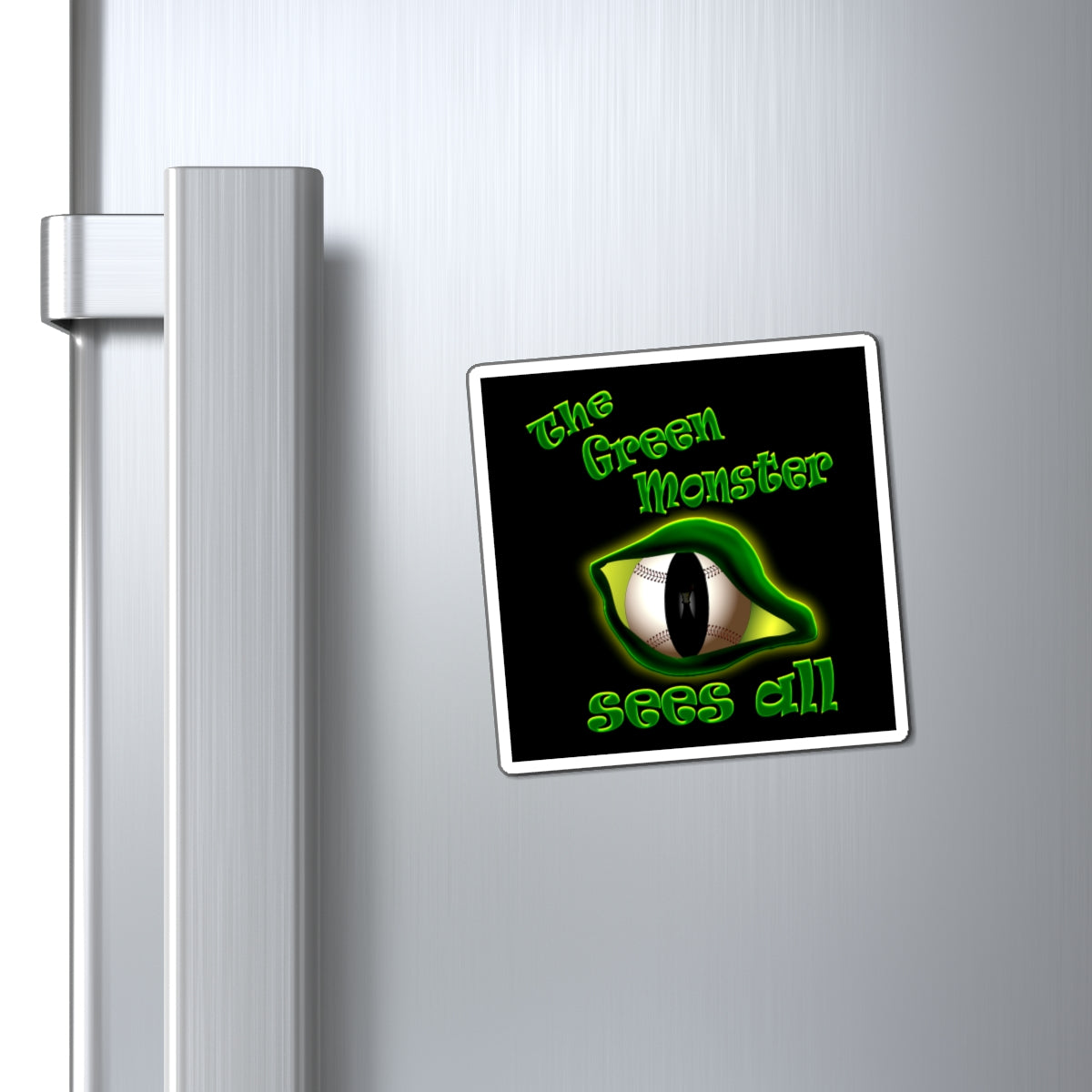 green monster - Magnets - (black)