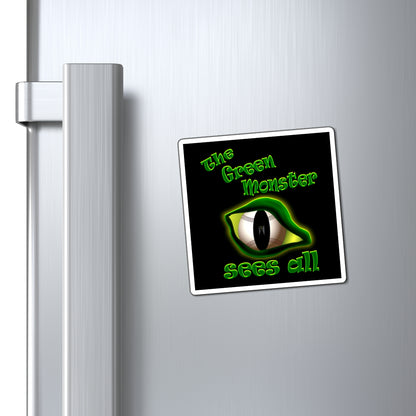green monster - Magnets - (black)