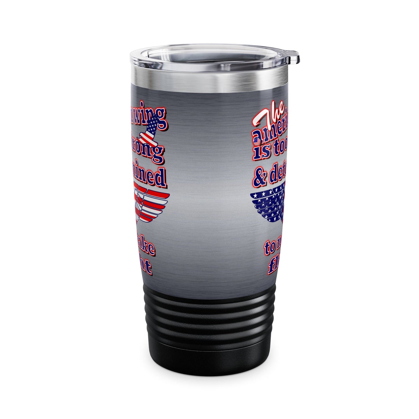 american wing - Ringneck Tumbler, 20oz (brushed nickel)