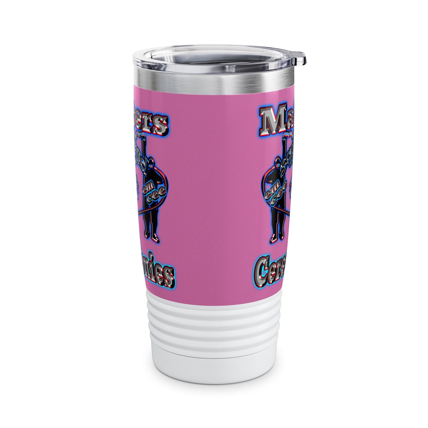 em cee squared - Ringneck Tumbler, 20oz (light pink)