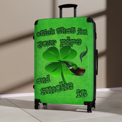 stick that in your pipe and smoke it - Suitcase (green turf)