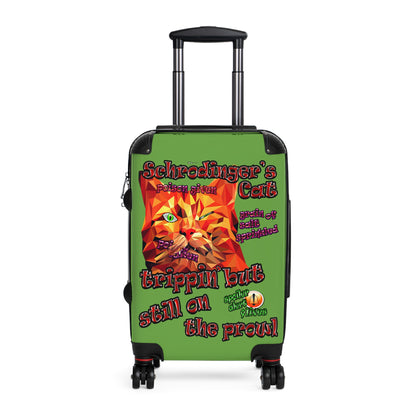 schrodinger's cat - Suitcase (green)