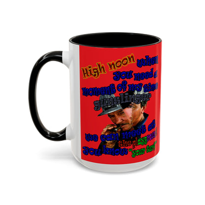 high noon - Accent Mug (red)