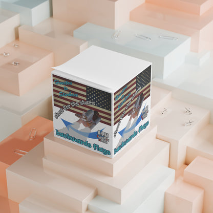 shoot for the stars - note cube (white)