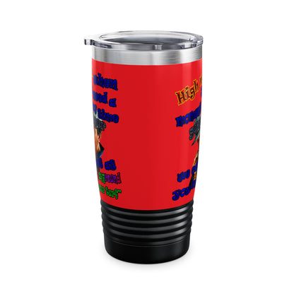 high noon - Ringneck Tumbler, 20oz (red)