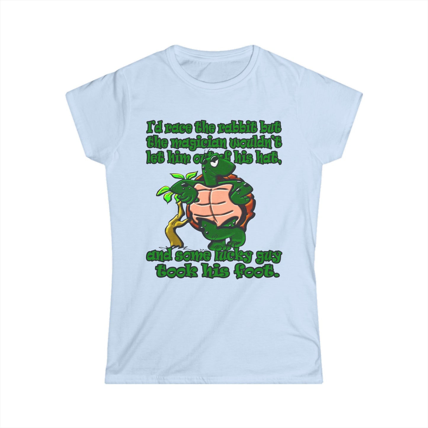 turtle race - Women's Softstyle Tee