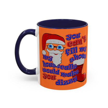 santa's shoes - Accent Mug (crusta)