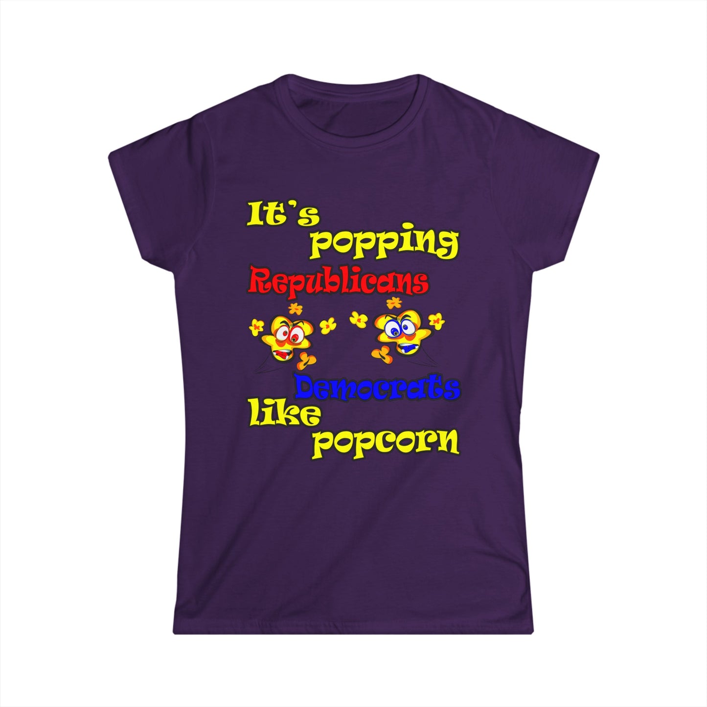 popping like popcorn - Women's Softstyle Tee