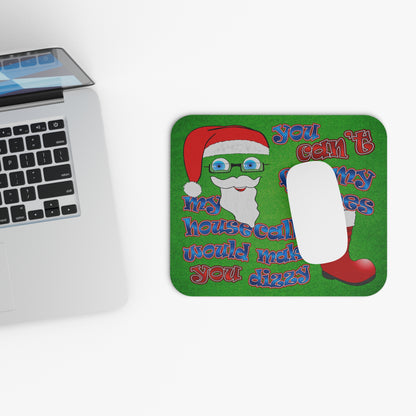 santa's shoes - Mouse Pad (Rectangle) (green turf)