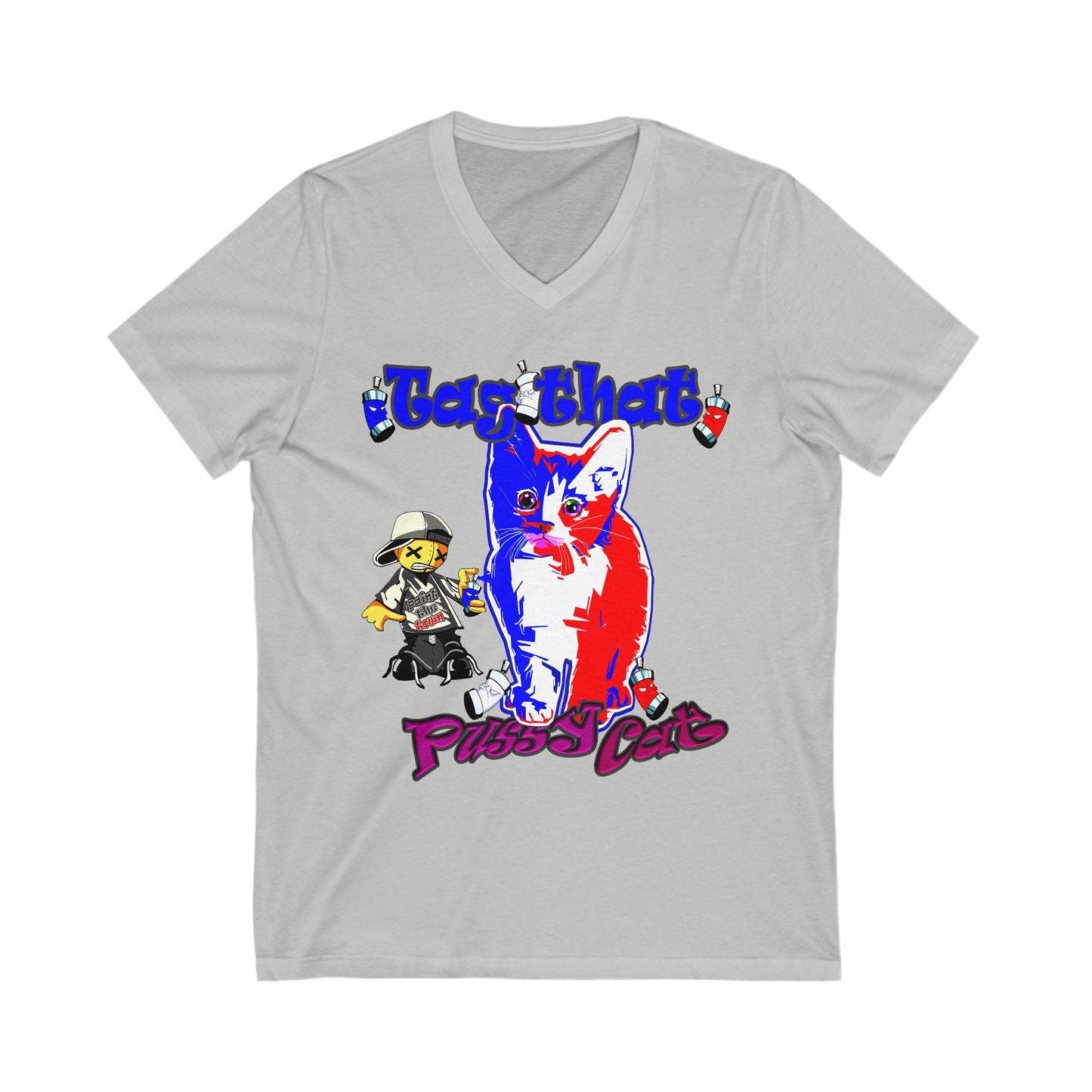 tag that - Unisex Jersey Short Sleeve V-Neck Tee
