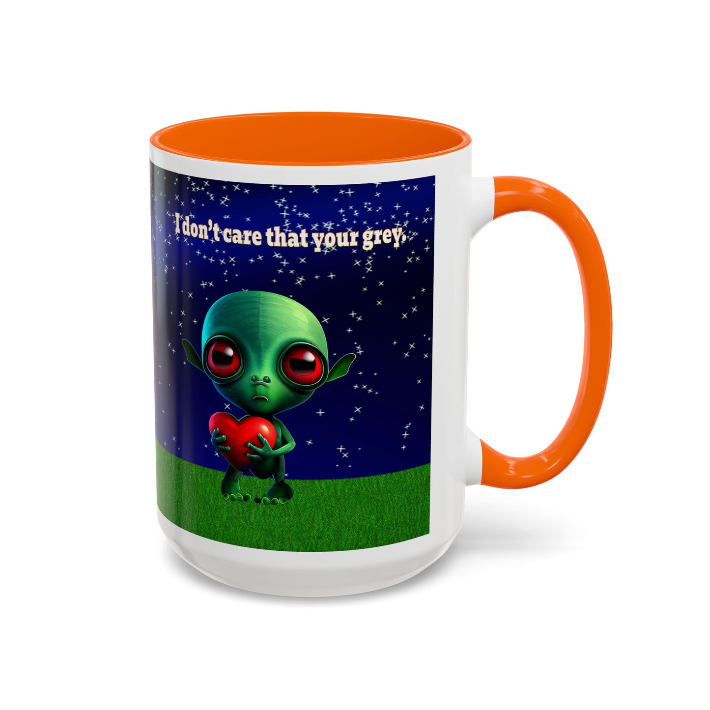 I don't care that your grey - Accent Mug ('snoops' background)