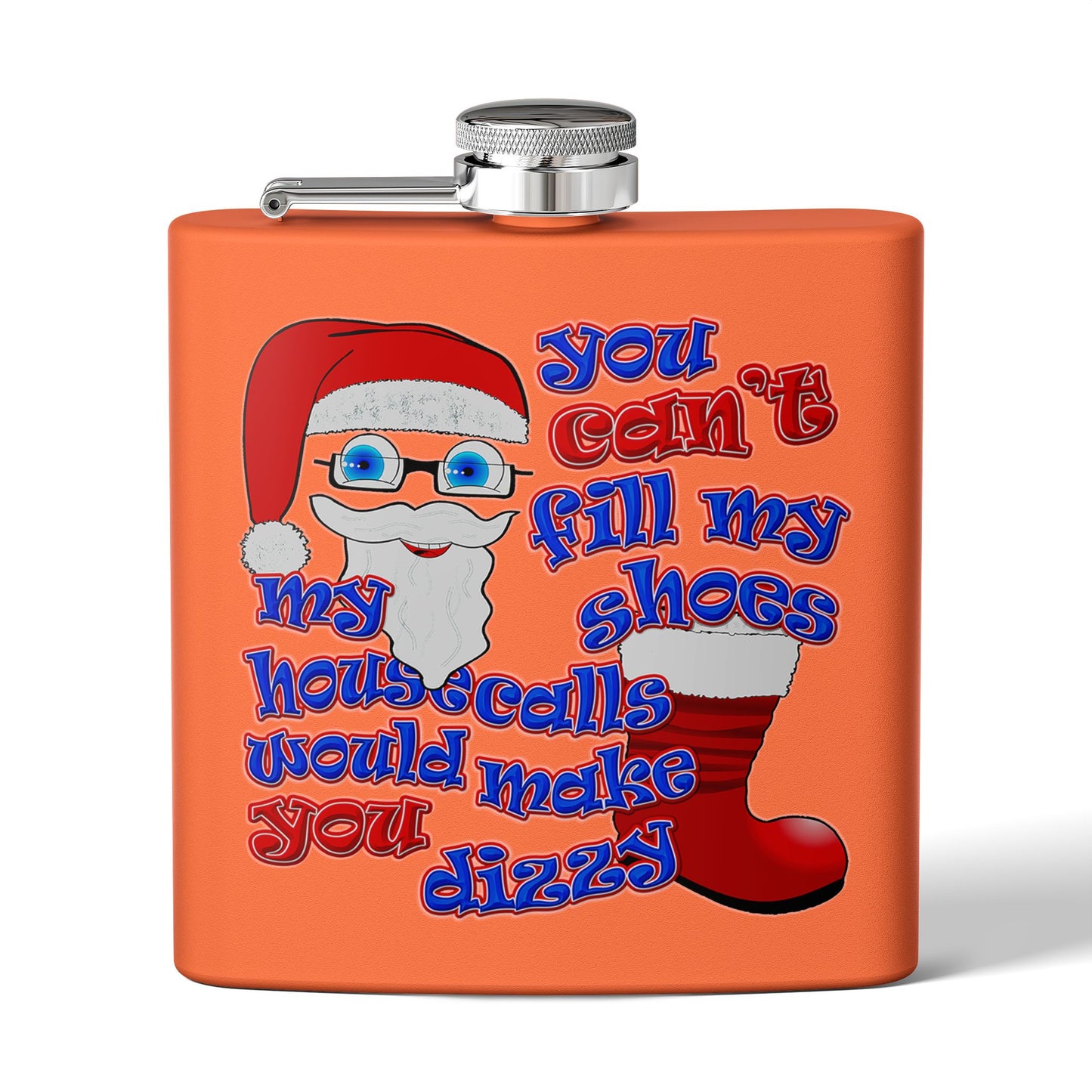 santa's shoes - Stainless Steel Flask