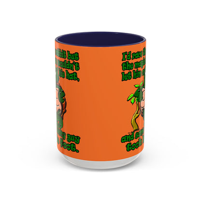 turtle race - Accent Mug (crusta)