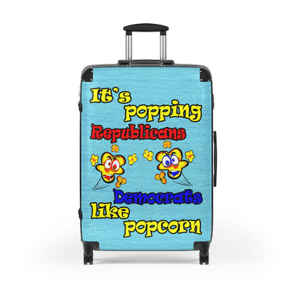 popping like popcorn - Suitcase (faded blue)