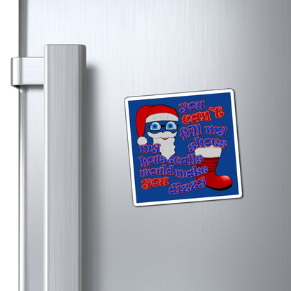 santa's shoes - Magnets - (dark blue)