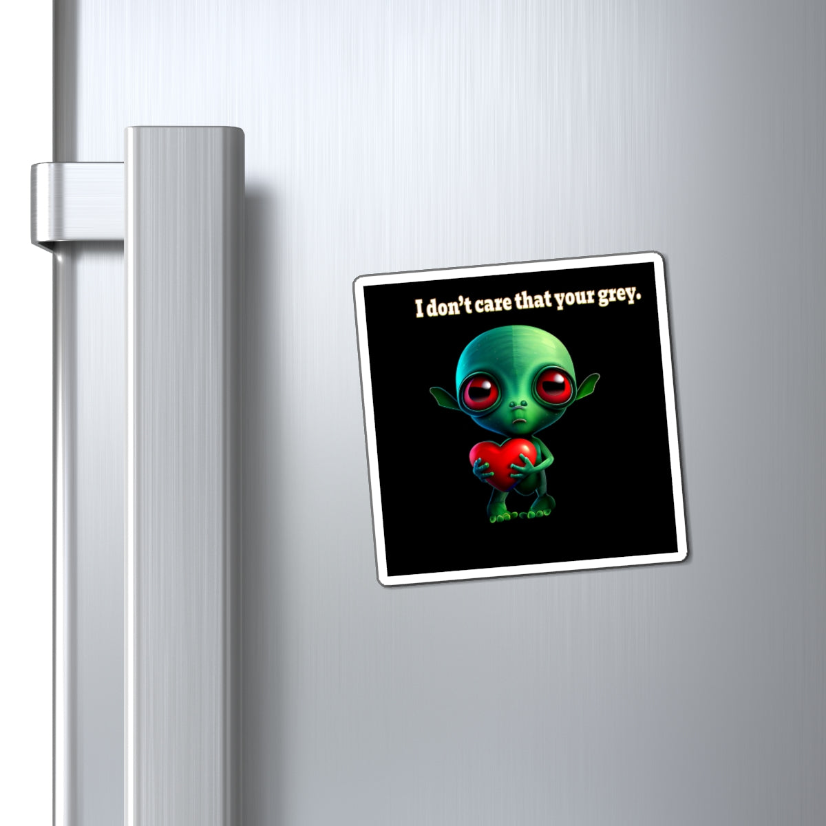 I don't care that your grey - Magnets - (black)