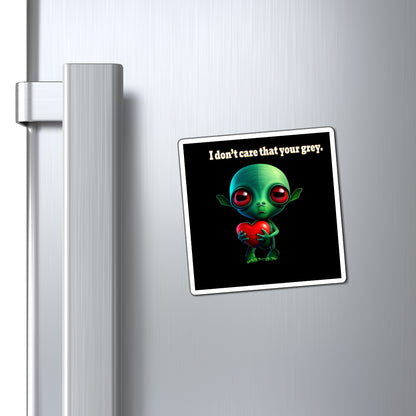 I don't care that your grey - Magnets - (black)
