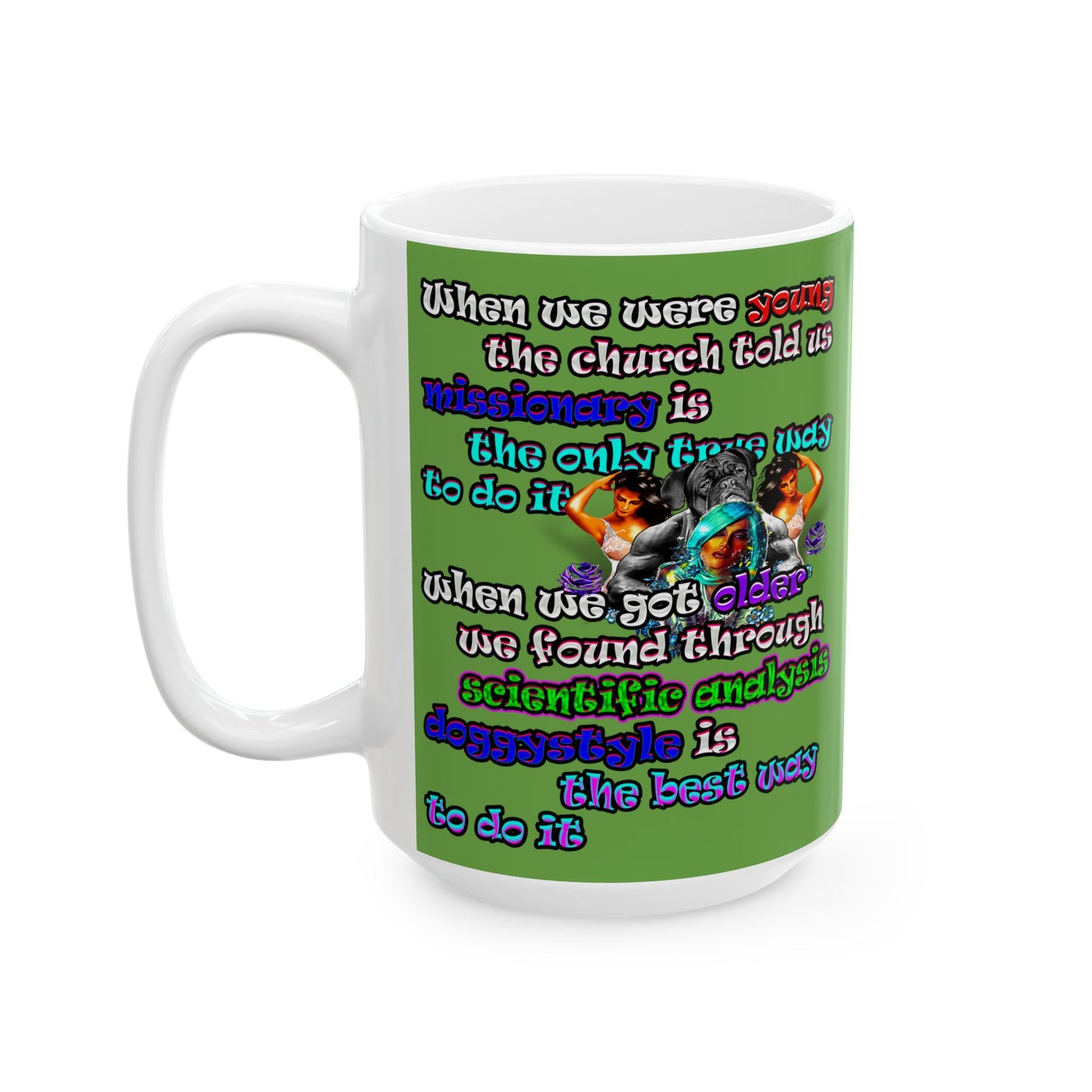 doggystyle - White Mug (green)