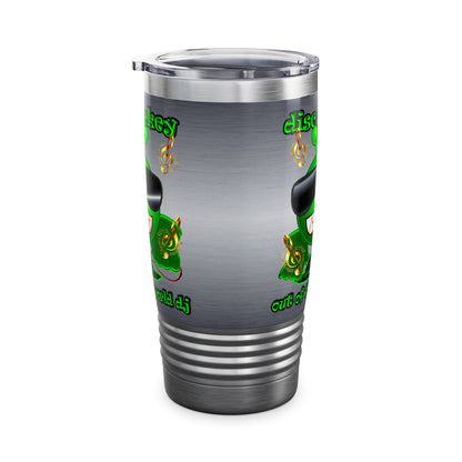 disc jockey - Ringneck Tumbler, 20oz (brushed nickel)