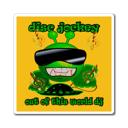 disc jockey - Magnets - (yellow)
