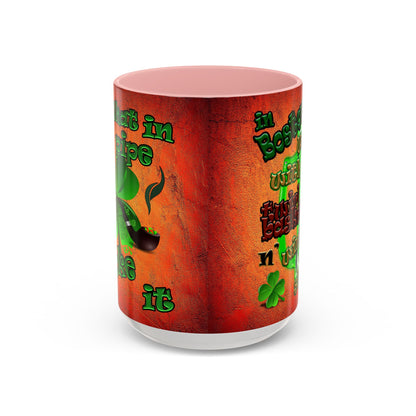 celtics logo - Accent Mug (burnt orange)