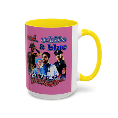 rw&b lives matter - Accent Mug (light pink)