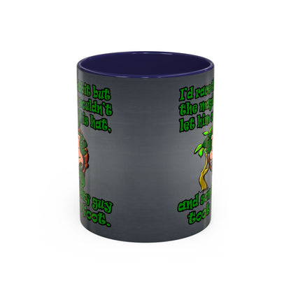 turtle race - Accent Mug (grey-light grey)