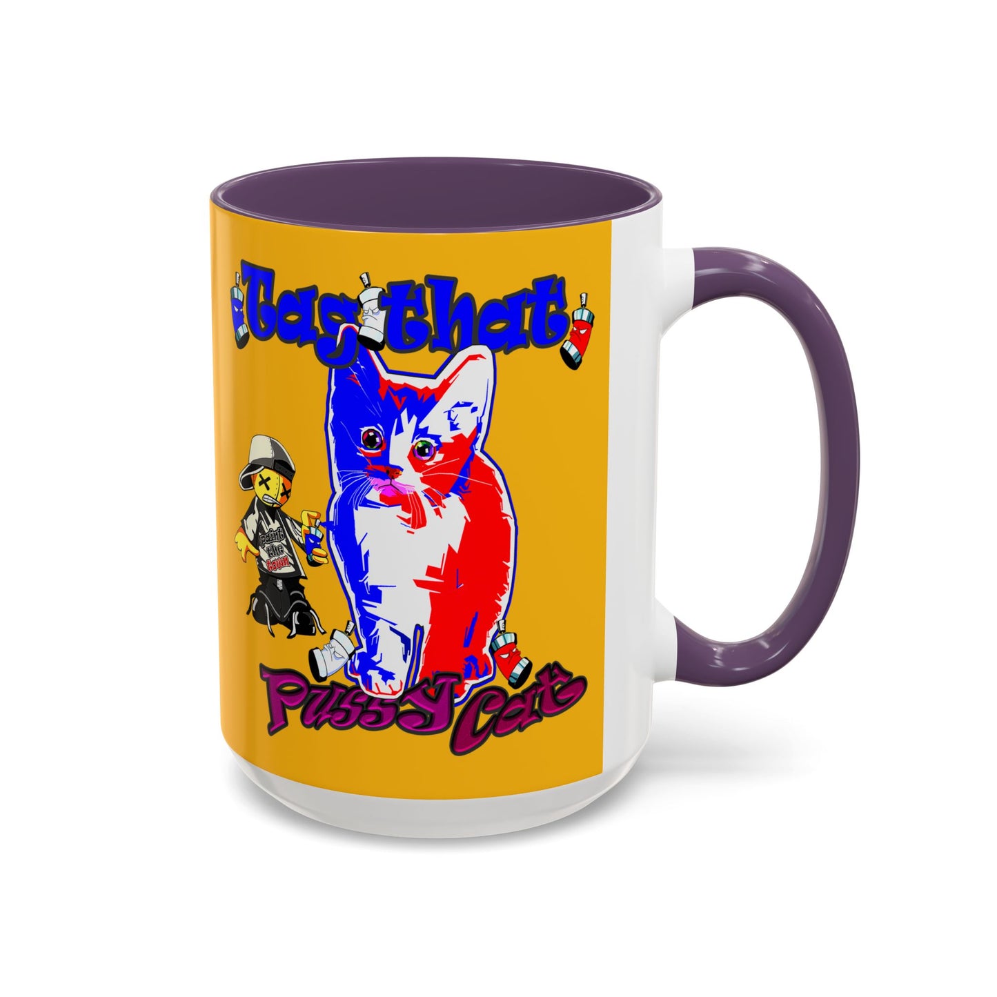 tag that - Accent Mug (yellow)