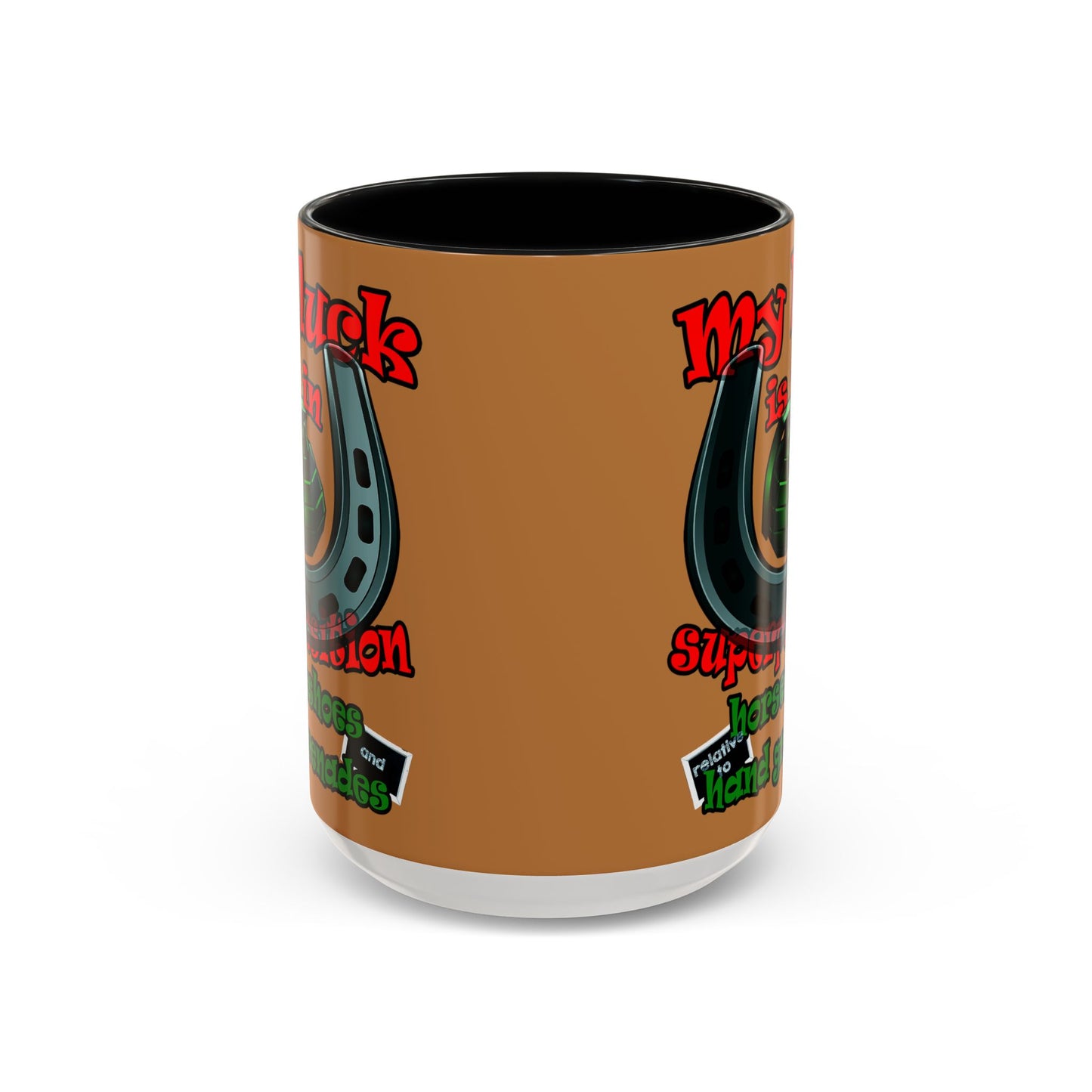 my luck - Accent Mug (light brown)