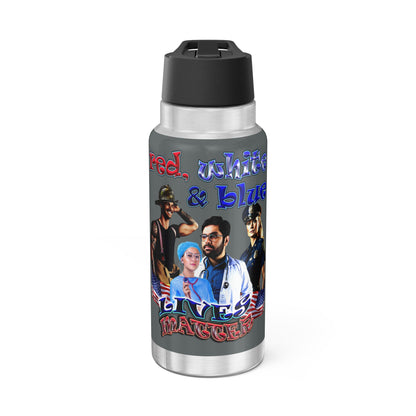 rw&b lives matter - Gator Tumbler, 32oz (dark grey)