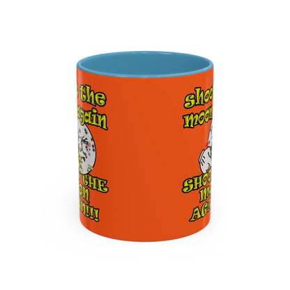 shoot the moon again - Accent Mug (orange)